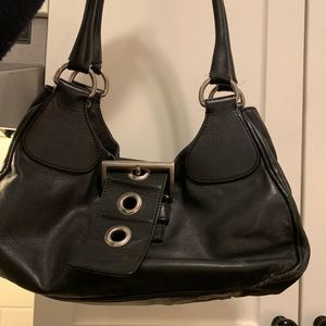 Prada black leather in need of repair